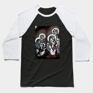 The Holy Family of Jesus - Alexandrian Iconographic Stories - By Amal Fomail Guirguis Baseball T-Shirt